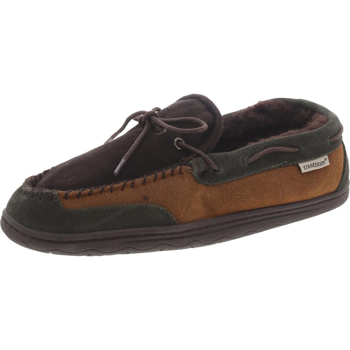 Мужские коричневые замшевые мокасины на плоской подошве Staheekum, 9 Medium (D) BHFO 5630