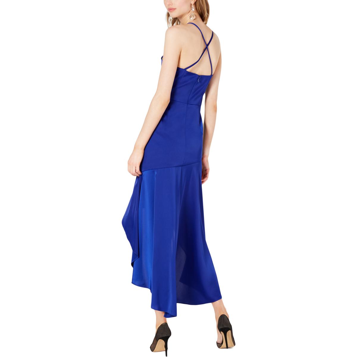 aidan mattox asymmetrical sleeve gown
