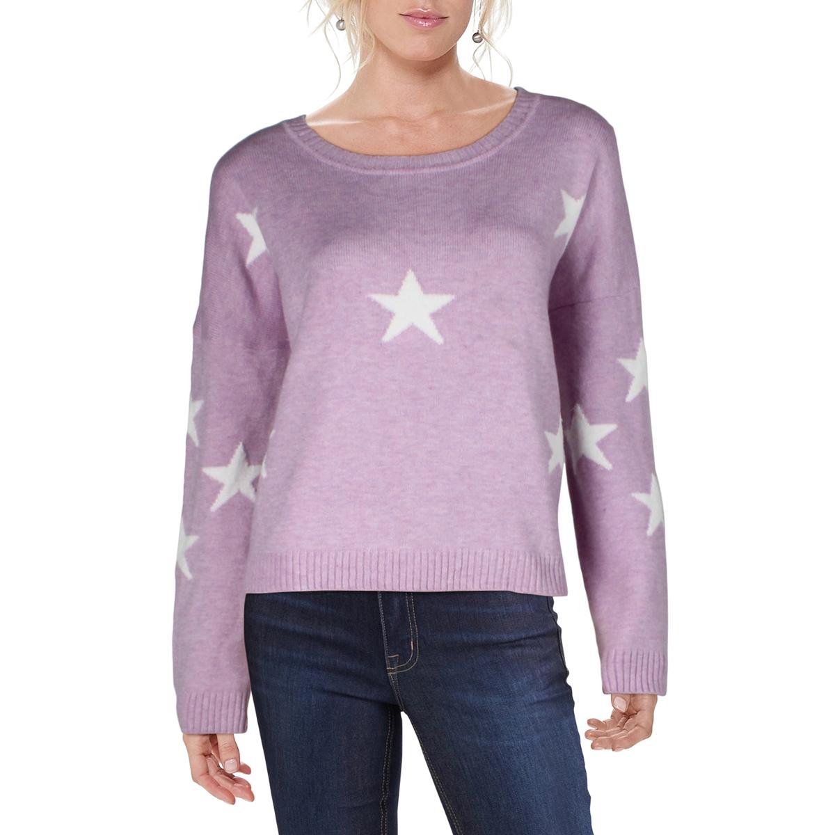 Theo & Spence Womens Printed Pull Over Shirt Crewneck Sweater Top BHFO ...