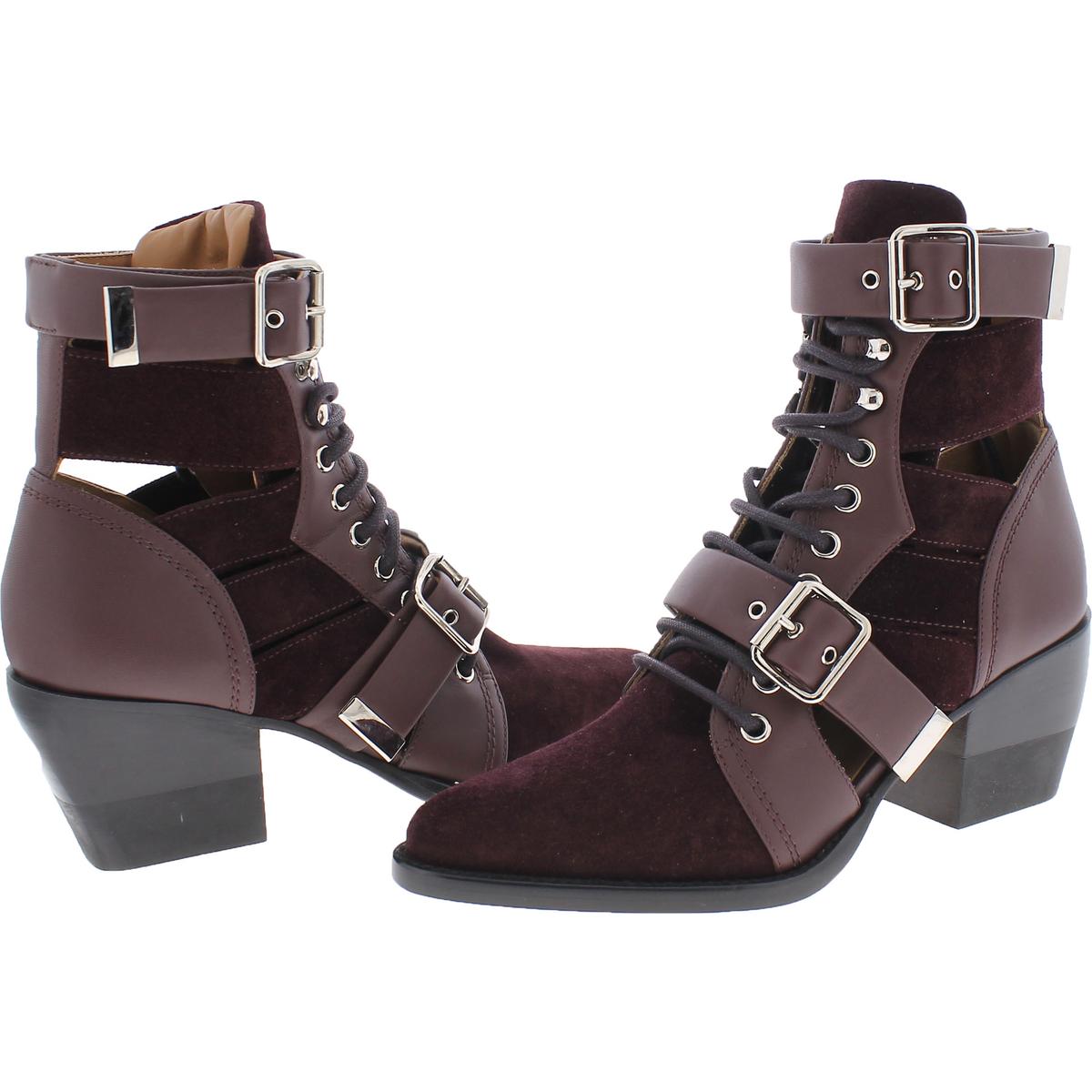 gorgeen block heel booties