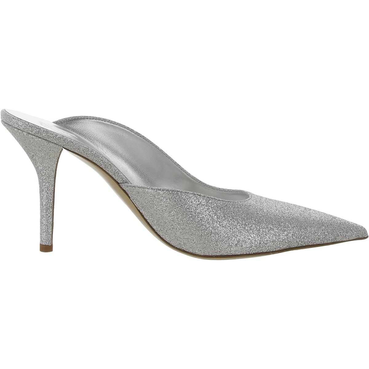 Gia Borghini Womens Abella Leather Dressy Pointed Toe Mules Shoes BHFO 0420 - Picture 3 of 4