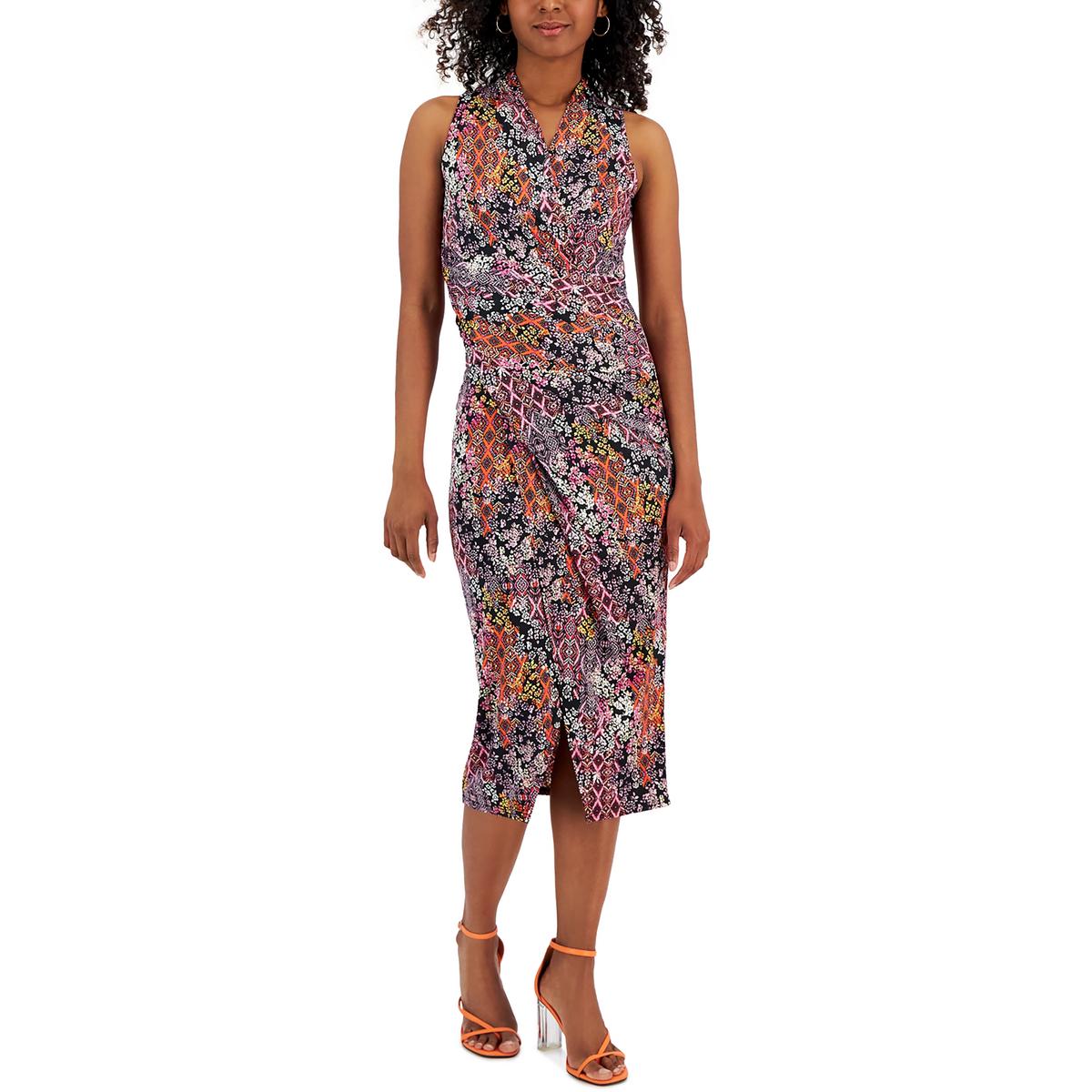 Rachel Rachel Roy Womens Midi Faux Wrap Semi Formal Sheath Dress BHFO rachel-rachel-roy-womens-midi-faux-wrap-semi-formal-sheath-dress-bhfo