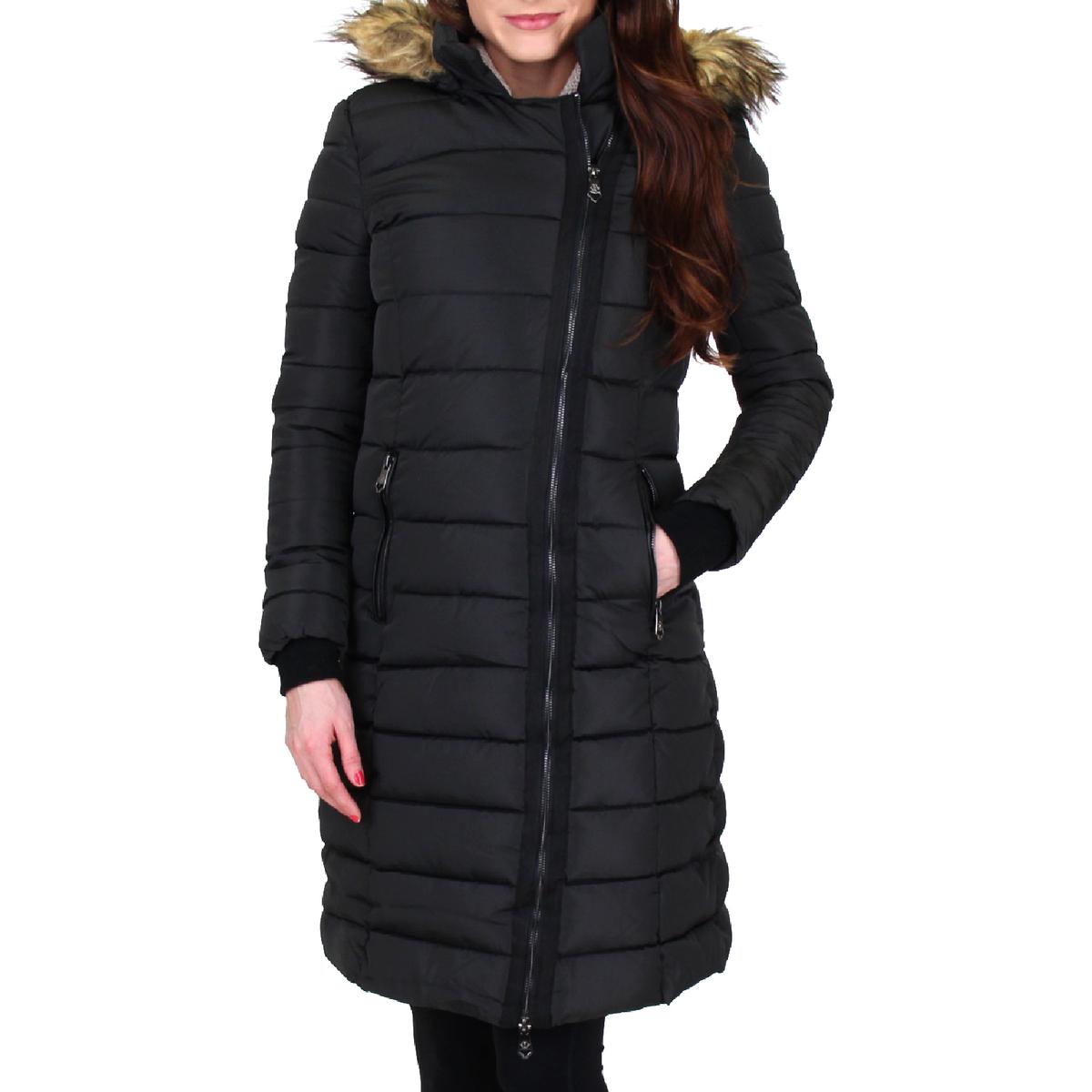 nanette lepore women's long puffer coat