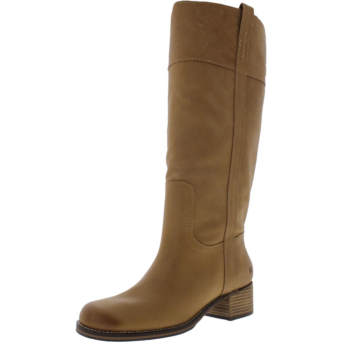 Lucky Brand Womens Hybiscus Leather Riding Tall Knee-High Boots Shoes BHFO 9370 - Picture 14 of 16