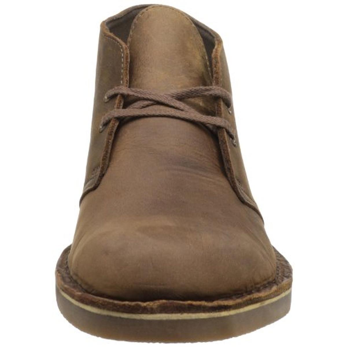 Clarks Mens Bushacre 2 Brown Leather Chukka Boots Shoes 9 Medium (D ...