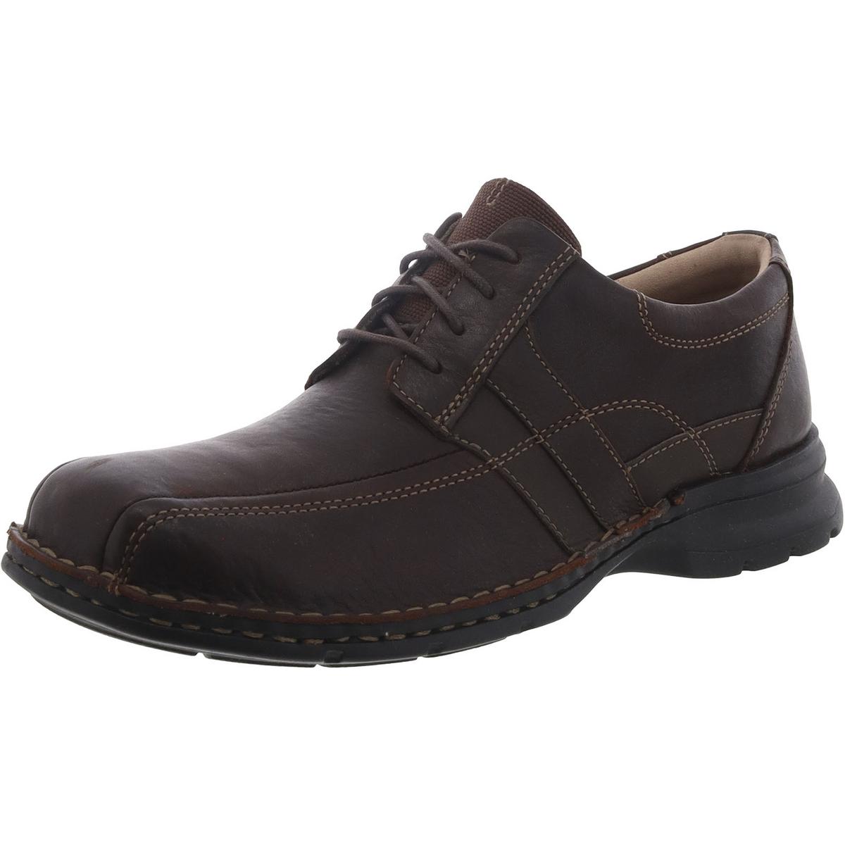 Мужские оксфорды Clarks Espace из натуральной кожи с кружевом спереди BHFO 2936