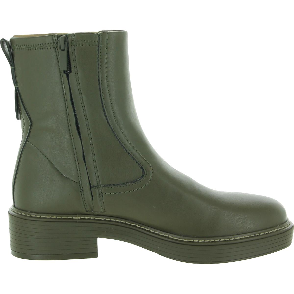 Franco Sarto Womens Karbon Round Toe Pull On Ankle Boots Shoes BHFO 5142