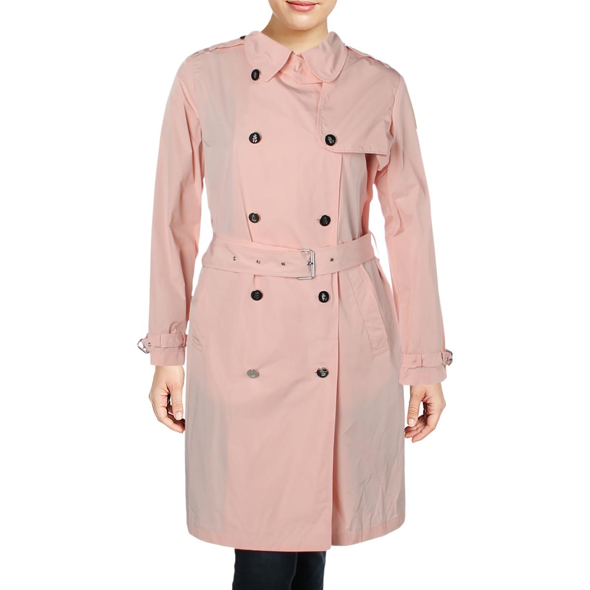Lauren Ralph Lauren Womens Fatyela Pink Fall Midi Coat Jacket 12 BHFO ...