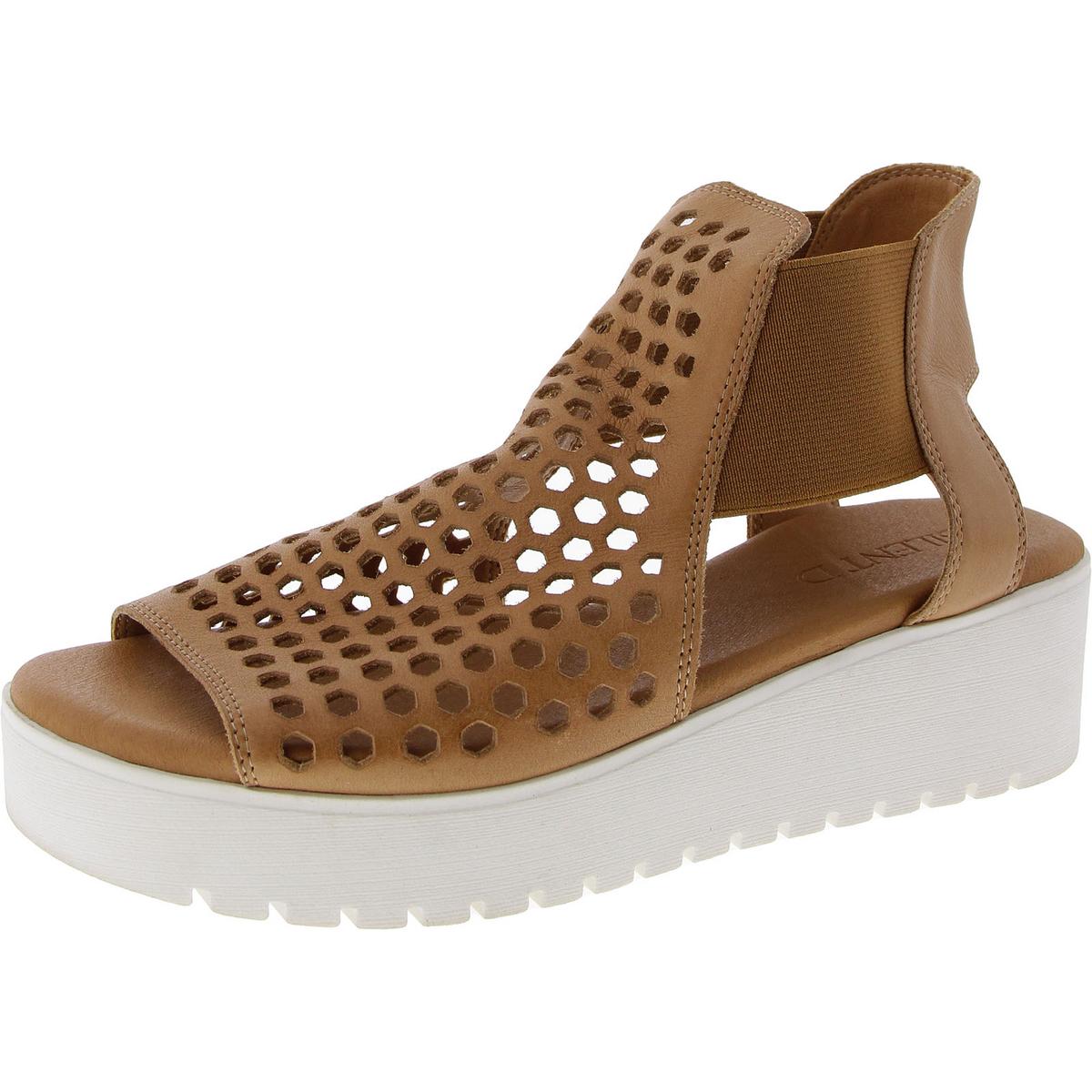 Бесшумные женские босоножки-горки из искусственной кожи ODEYA Tan 37 Medium (B,M) BHFO 4192