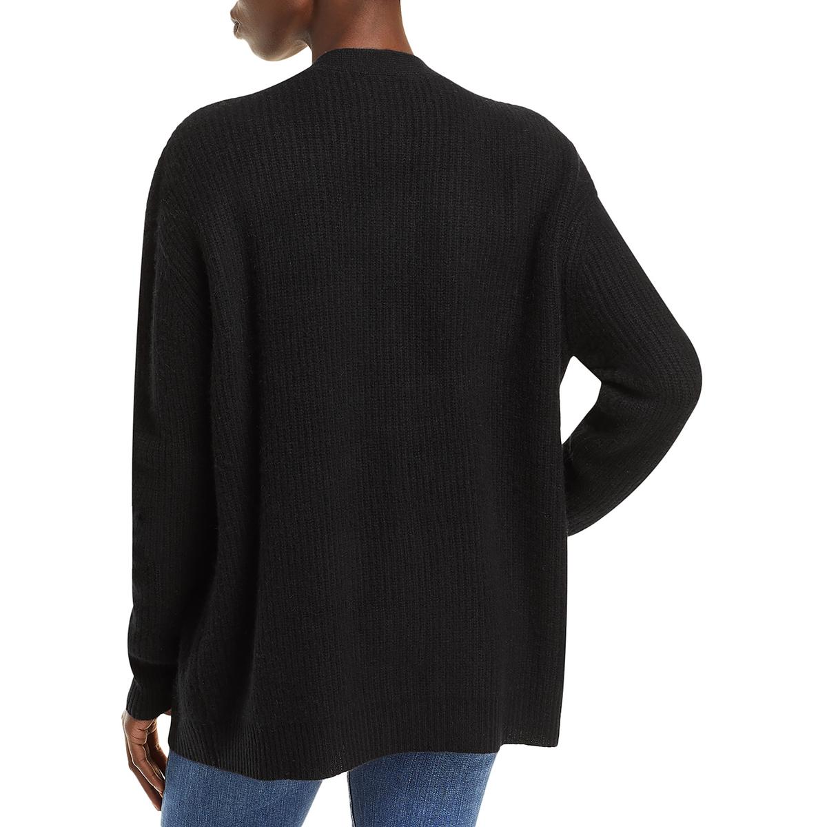 Private Label Womens Cashmere Ribbed Top Cardigan Sweater Shirt BHFO 0310