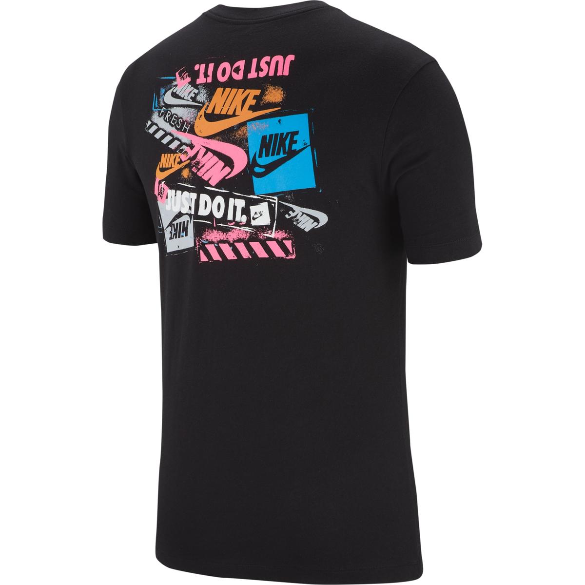 Nike Mens Black Graphic Logo Tee T-Shirt XL BHFO 1958 | eBay