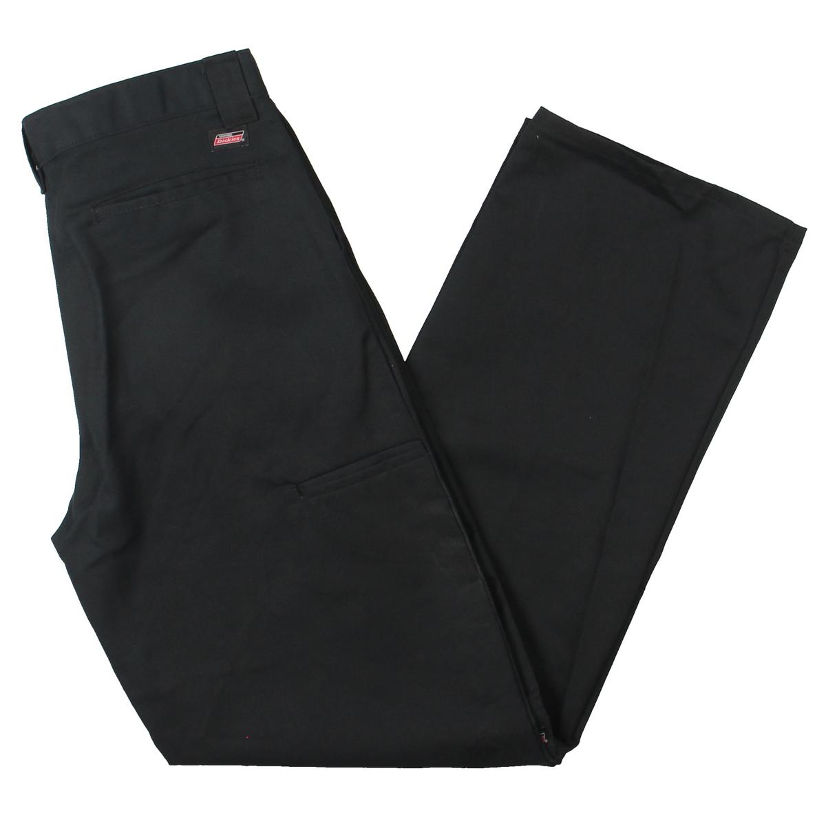 Dickies Boys Black Classic Fit Adjustable Waist Work Khaki Pants 18 ...