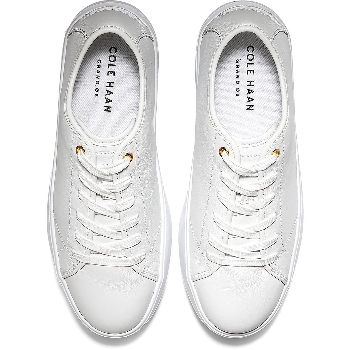 Cole Haan Womens Grand Crosscourt White Sneakers 8.5 Medium (B,M) BHFO ...