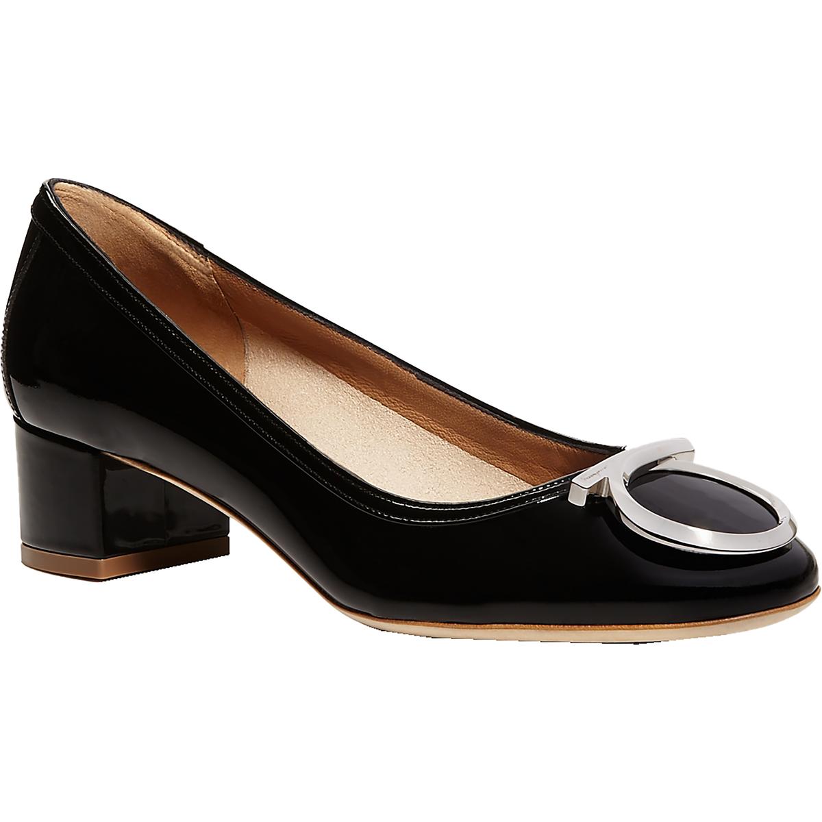 Salvatore Ferragamo Womens Ena Black Dress Heels Shoes 11 Medium (B,M ...