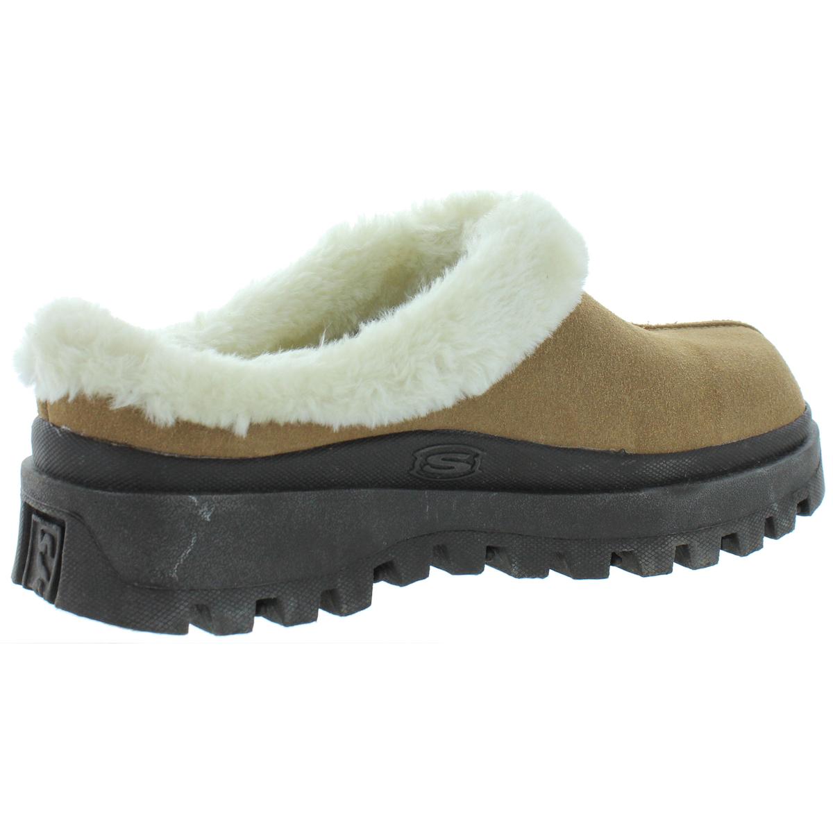 tan suede clogs