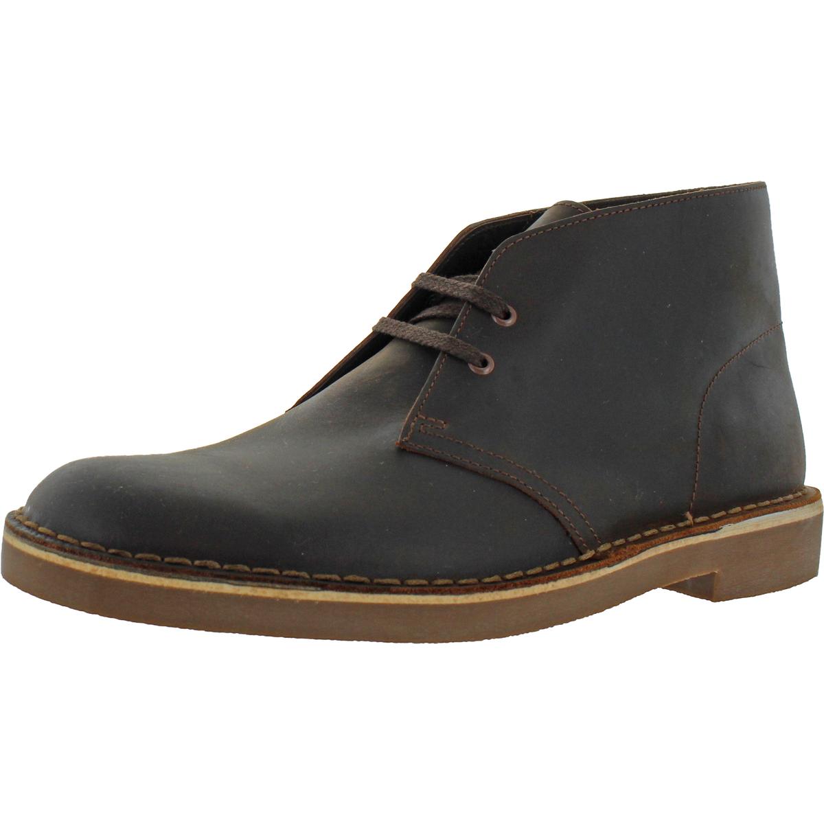 Parpadeo Nadie Excluir Clarks Men's Bushacre 2 Chukka Boots Size 8.5 Dark Brown Leather 26034135  for sale online | eBay