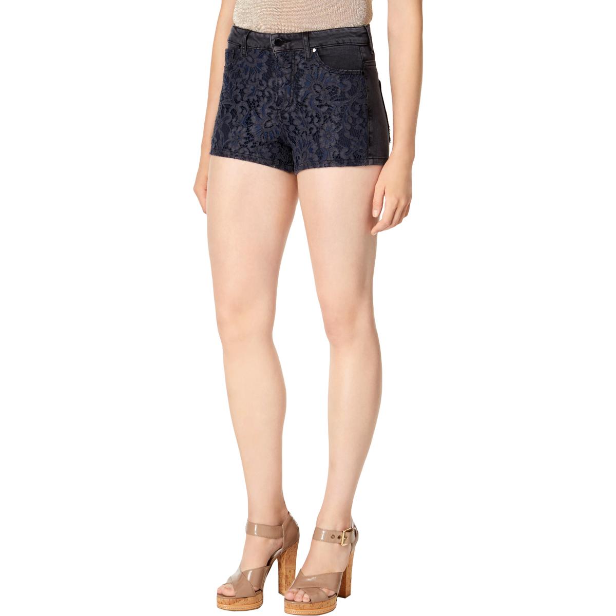 guess denim shorts women's