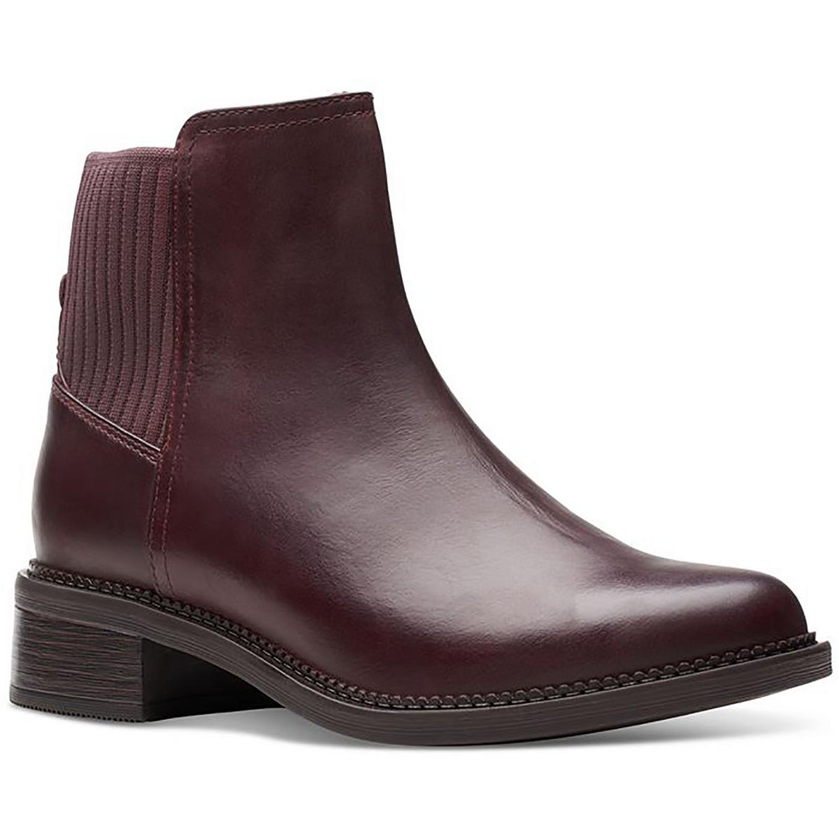 Женские ботильоны Clarks MAY PALM коричневого цвета на молнии, размер 10, средний (B,M), BHFO 5080