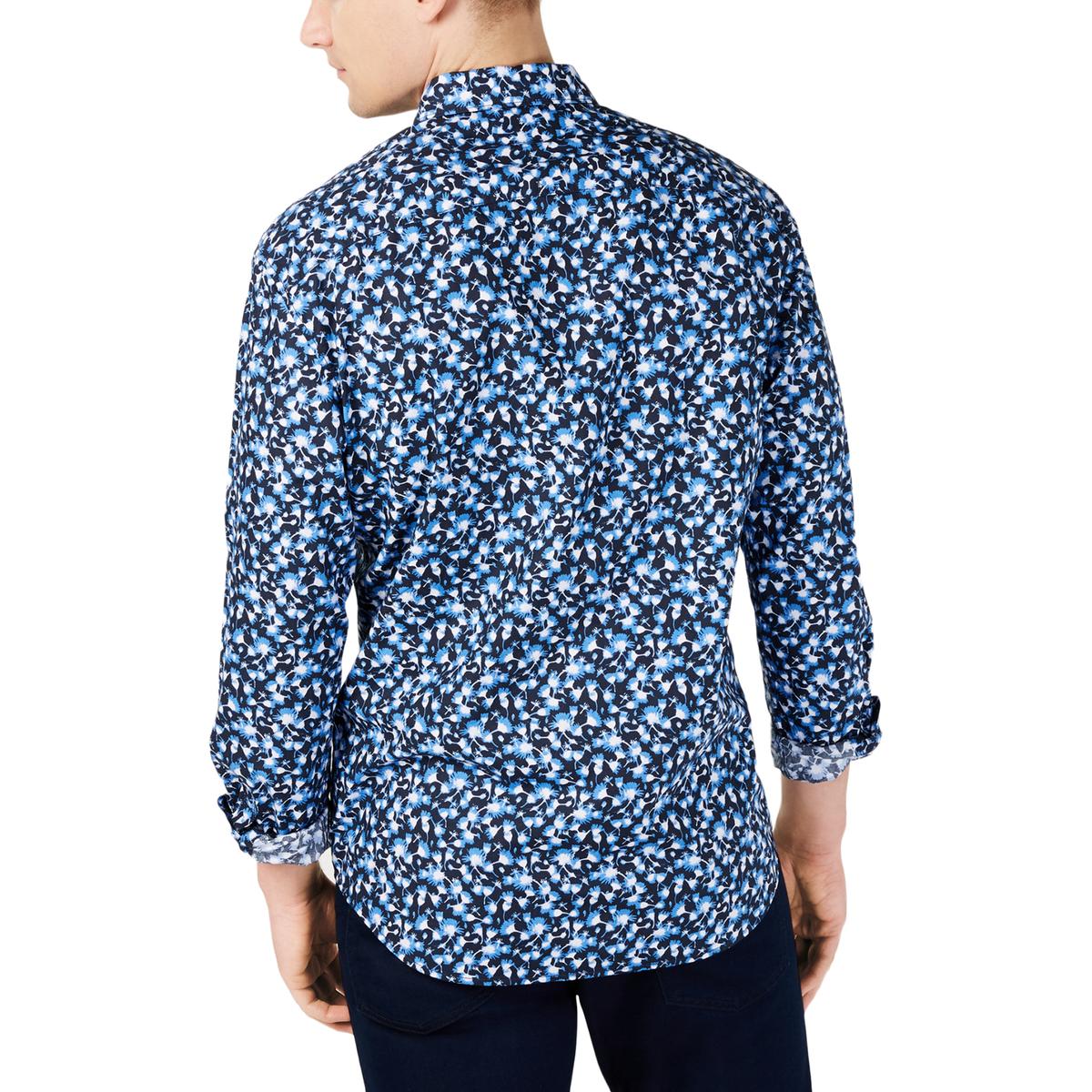 floral collared shirt