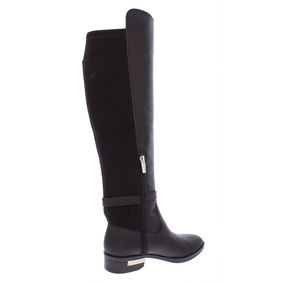 Vince Camuto Womens Pelda Leather Knee-High Riding Boots Heels BHFO ...