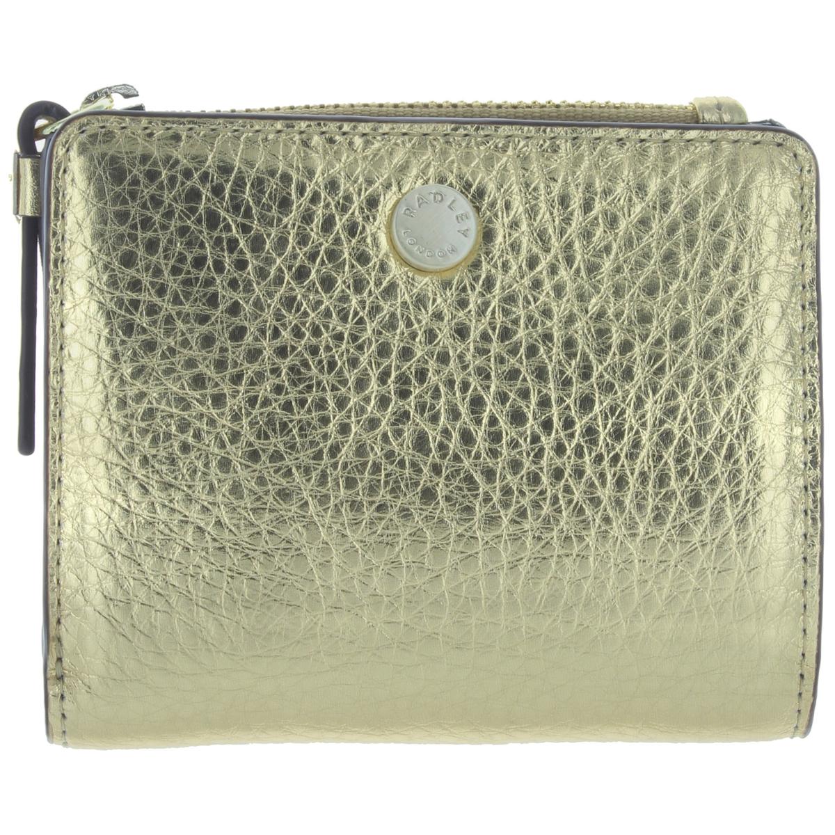 Radley London Womens Clifton Gold Leather Metallic Bifold Wallet O/S BHFO 6592 eBay