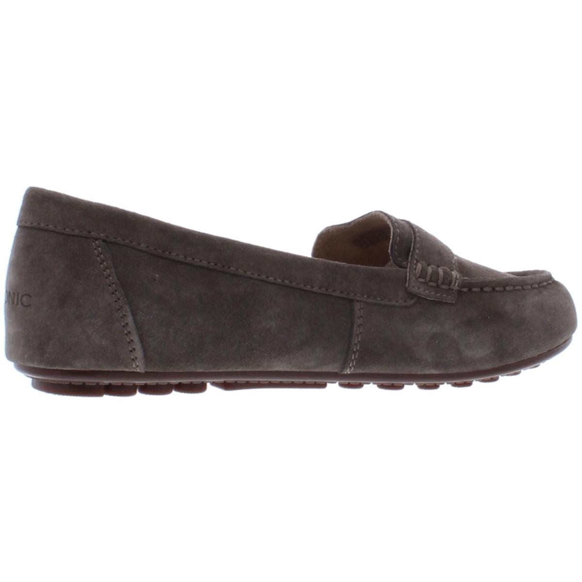 Vionic Womens Hilo Gray Suede Slip On Loafers Shoes 7.5 Medium (B,M) BHFO 7251 | eBay