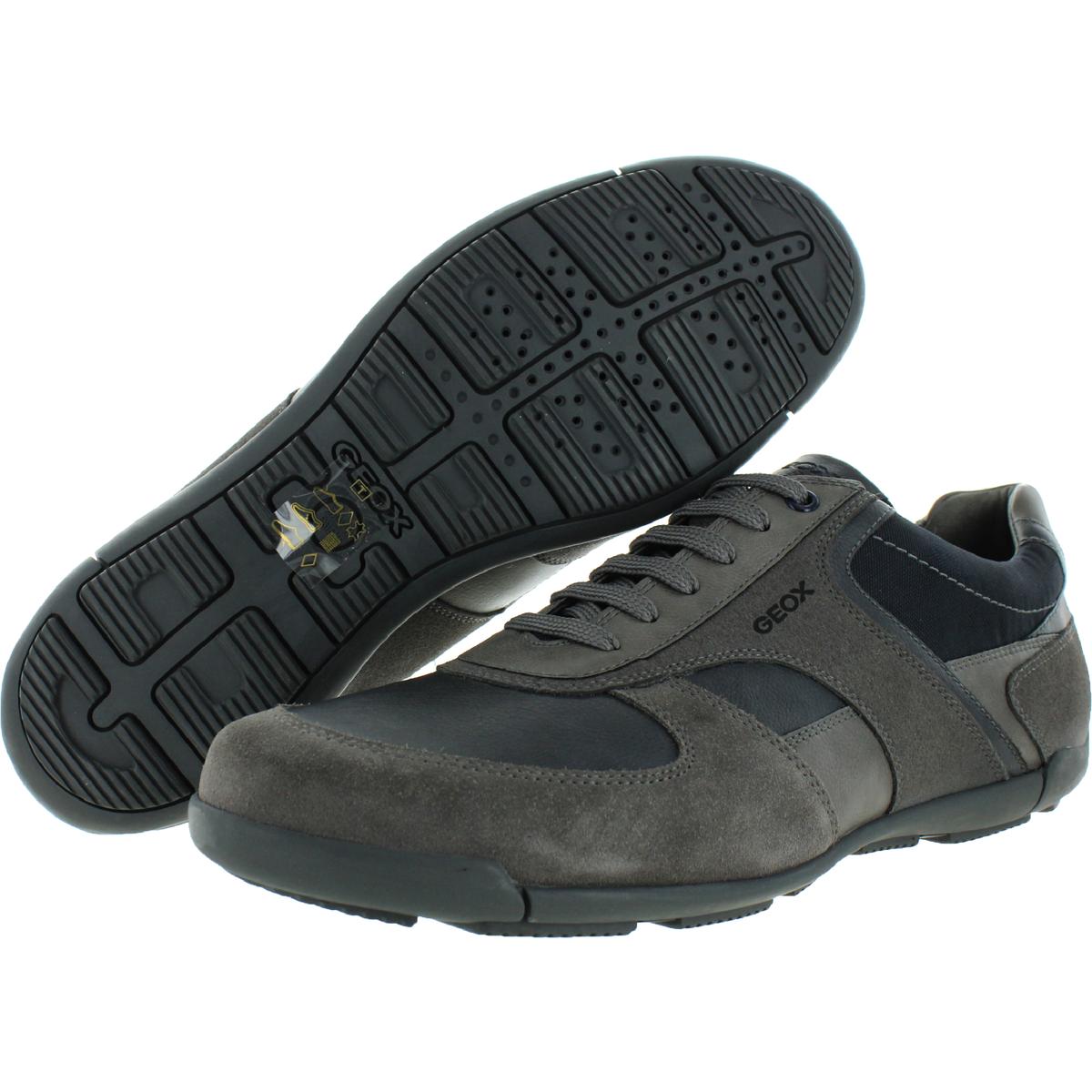 Geox Respira Mens Edgware Gray Fashion Sneakers Shoes 12