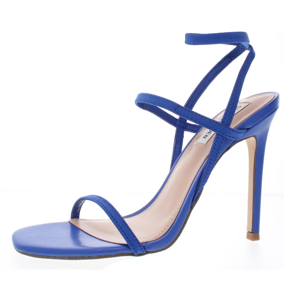Steve Madden Womens Nectur Blue Stretch Heels Shoes 7.5 Medium (B,M ...