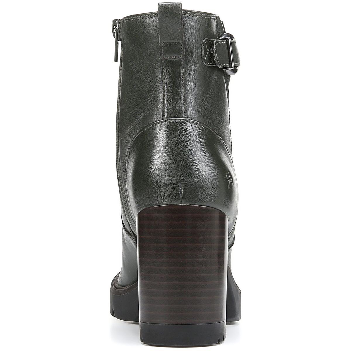 Naturalizer Wilde Damenschuhe Leder-Stiefeletten mit gestapeltem Absatz BHFO 6597 - Bild 8 von 9