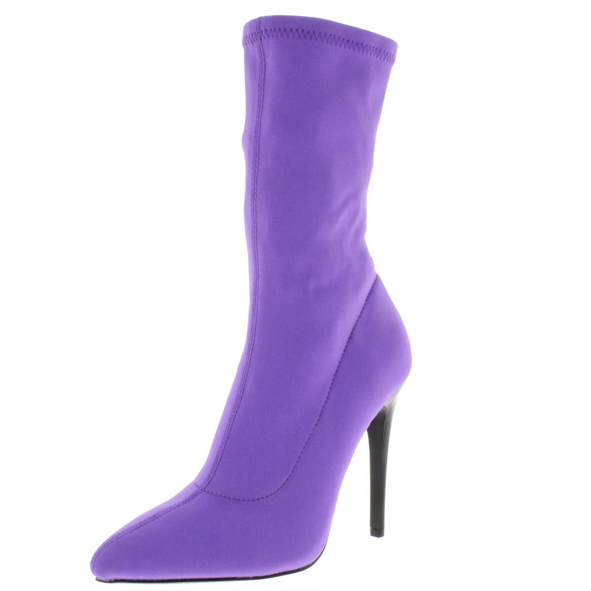 purple sock heels