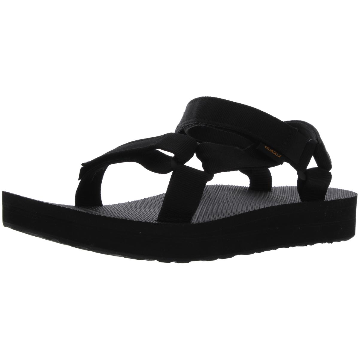 black sport sandals