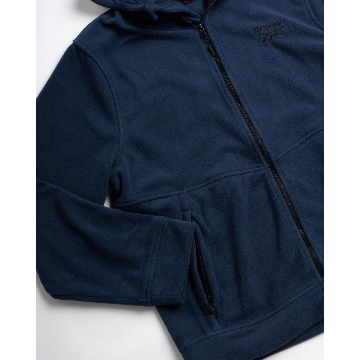 Reebok Men' Comfy Polar Fleece Zip Up Jacket