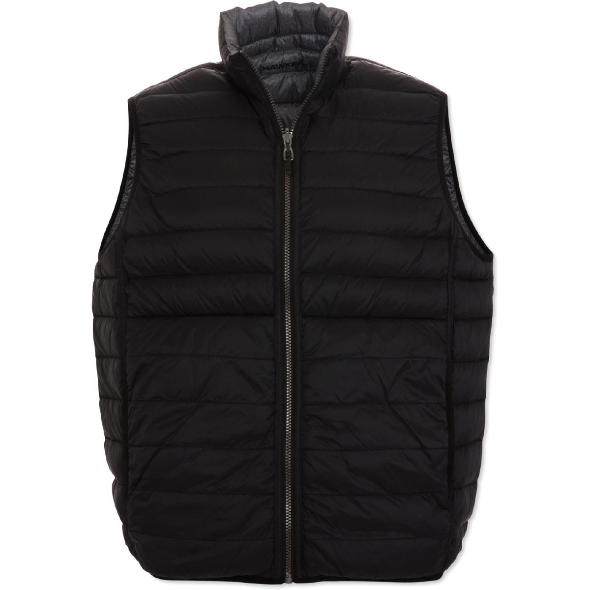 Hawke & Co. Mens Black Reversible Packable Vest Outerwear S BHFO 6542 ...
