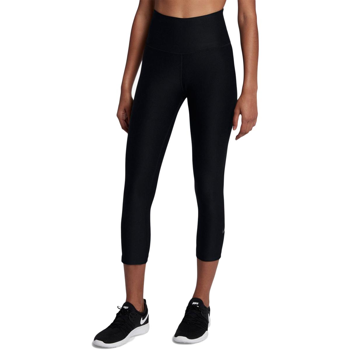 Nike Womens Black Yoga Running Workout Capri Pants Athletic XS BHFO ...