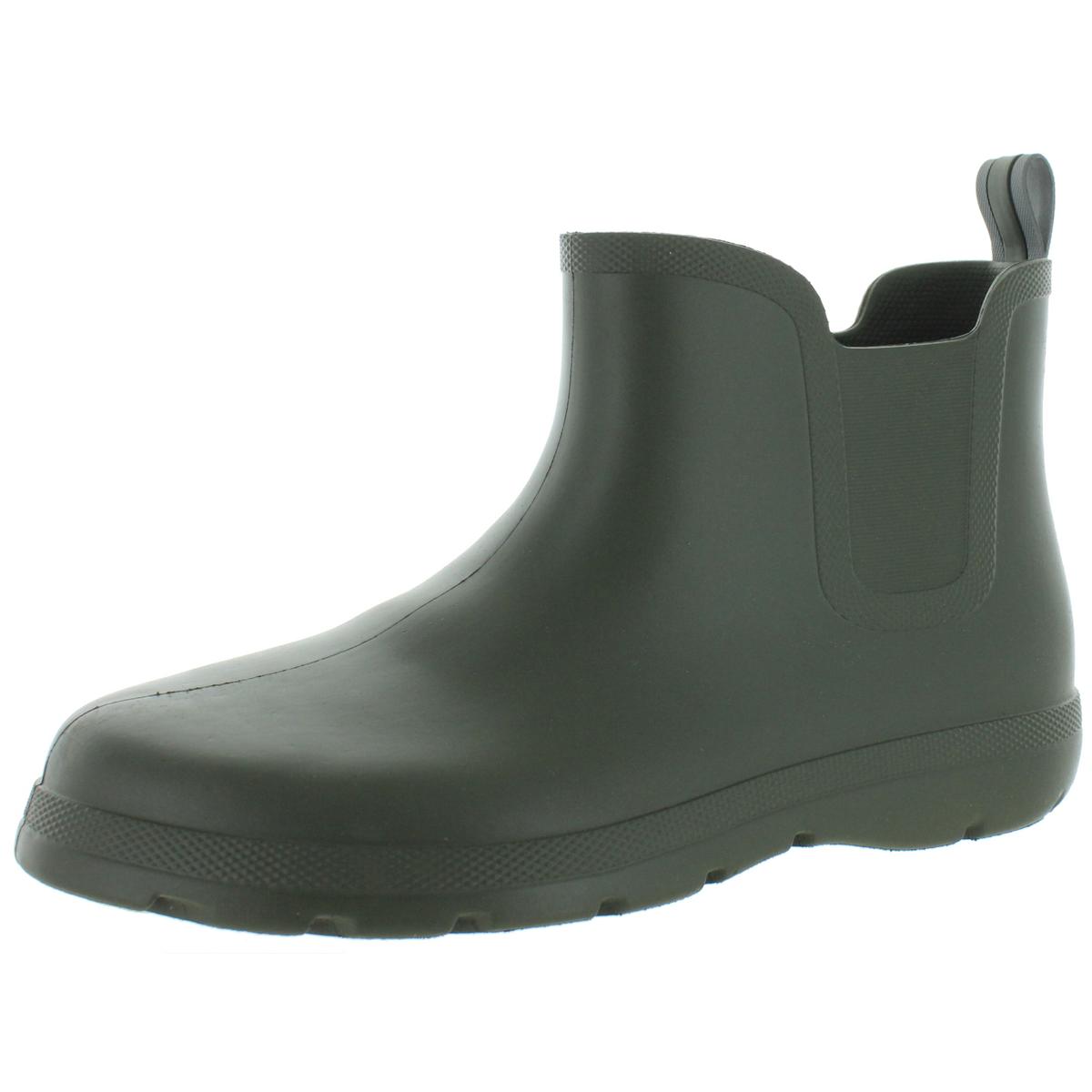 Totes Mens Green Ankle Chelsea Rain Boots Shoes 10 Medium (B,M) BHFO ...