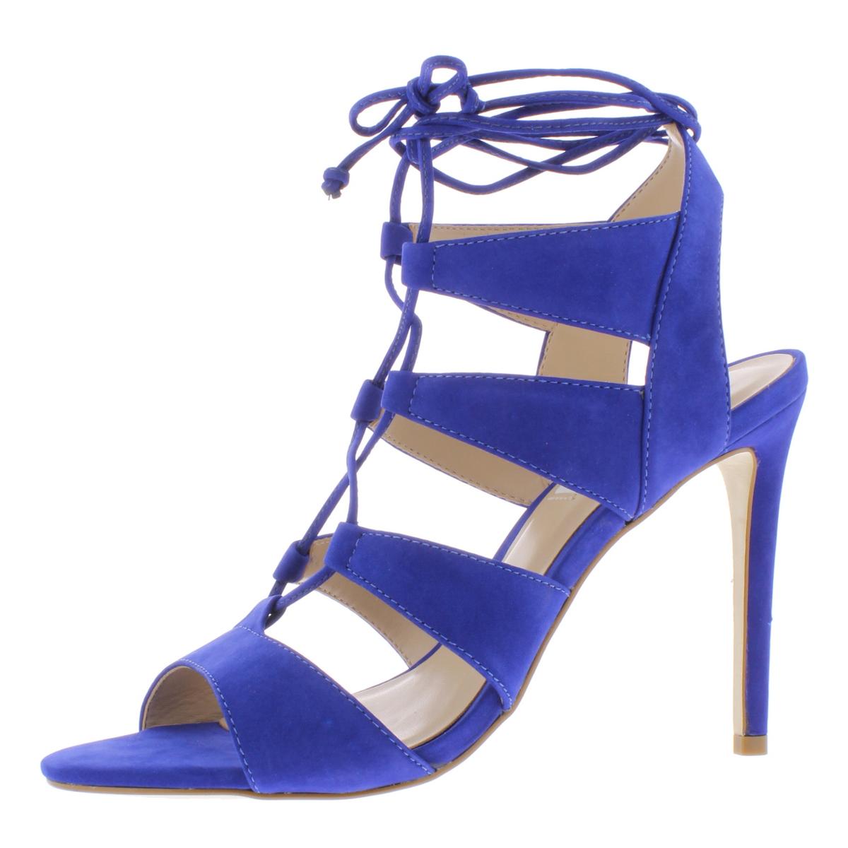 Steve Madden Womens Sandalia Blue Dress Sandals Shoes 8 Medium (B,M ...