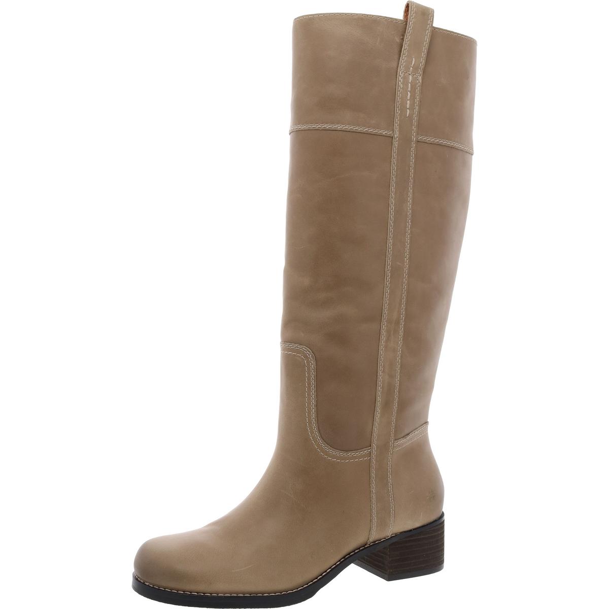 Lucky Brand Womens Hybiscus Leather Riding Tall Knee-High Boots Shoes BHFO 9370 - Picture 11 of 16