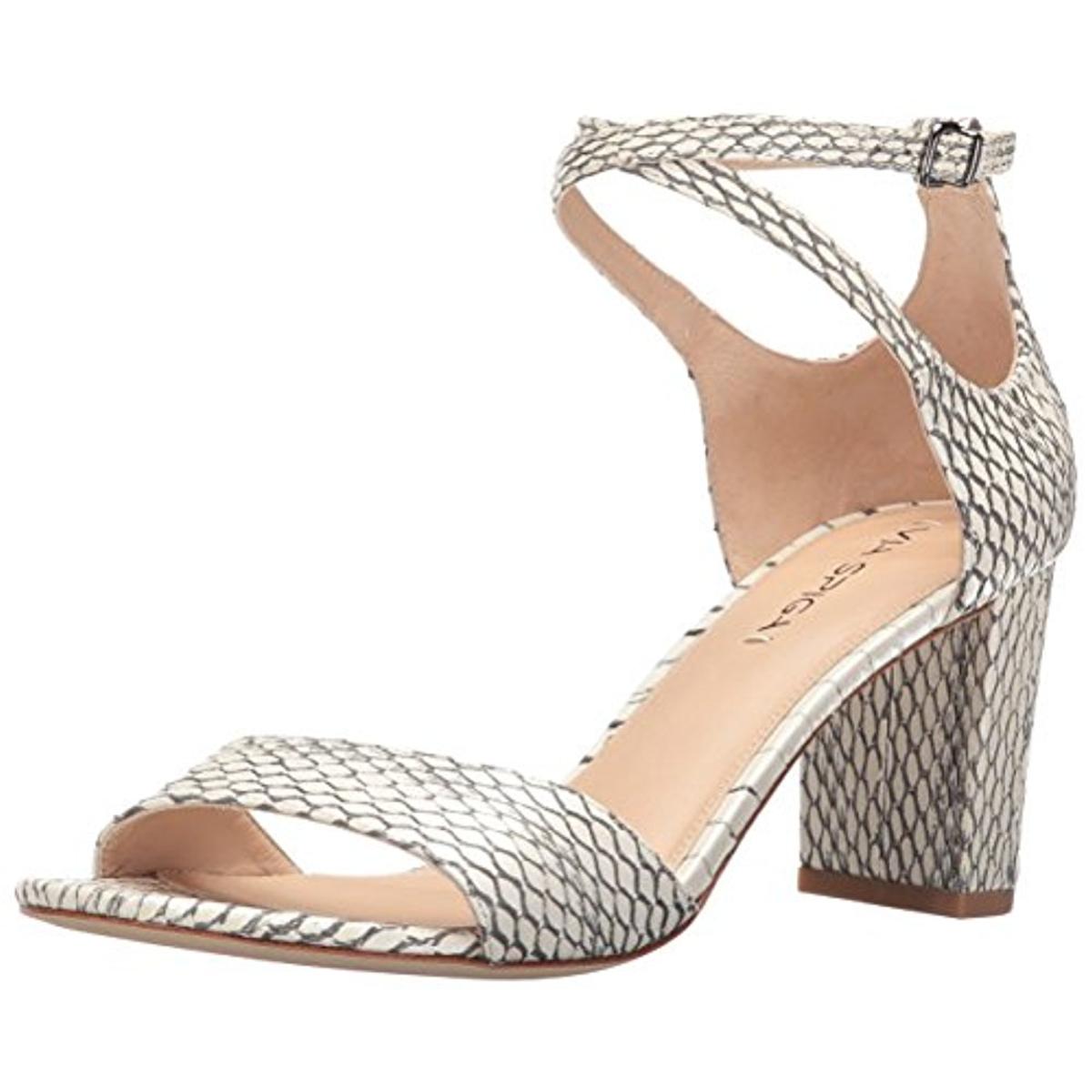 Via Spiga 6502 Womens Wendi Block Heel Dress Sandals Shoes BHFO | eBay