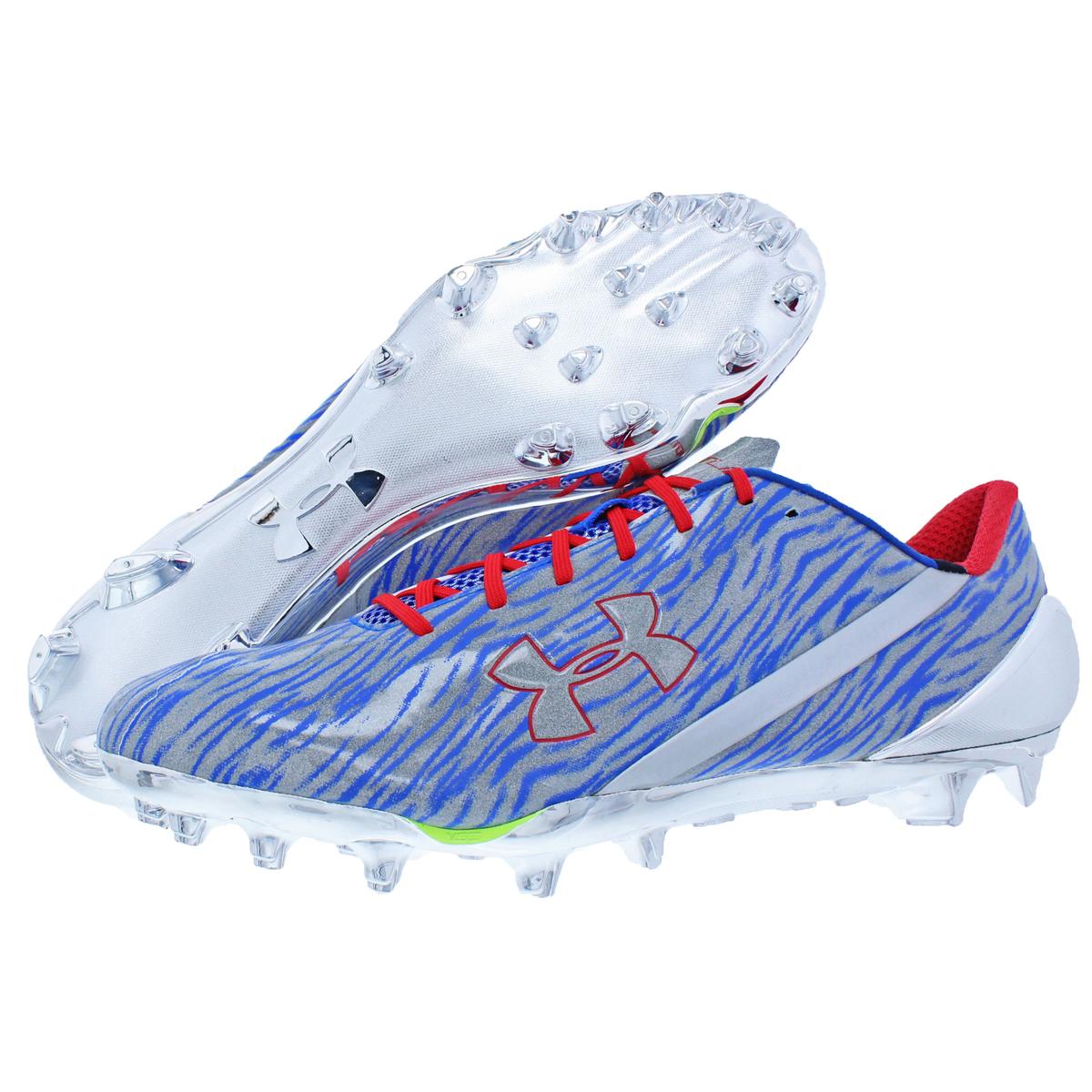 under armour cleats silver