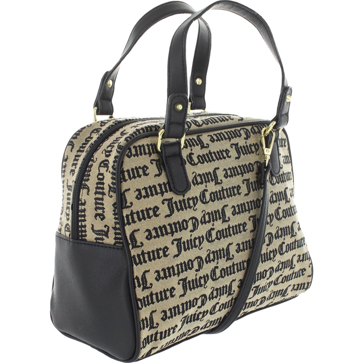 Juicy Couture Womens Seas The Day Beige Bowler Handbag Purse Medium