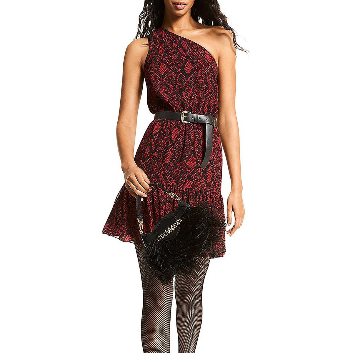 Michael kors python deals dress