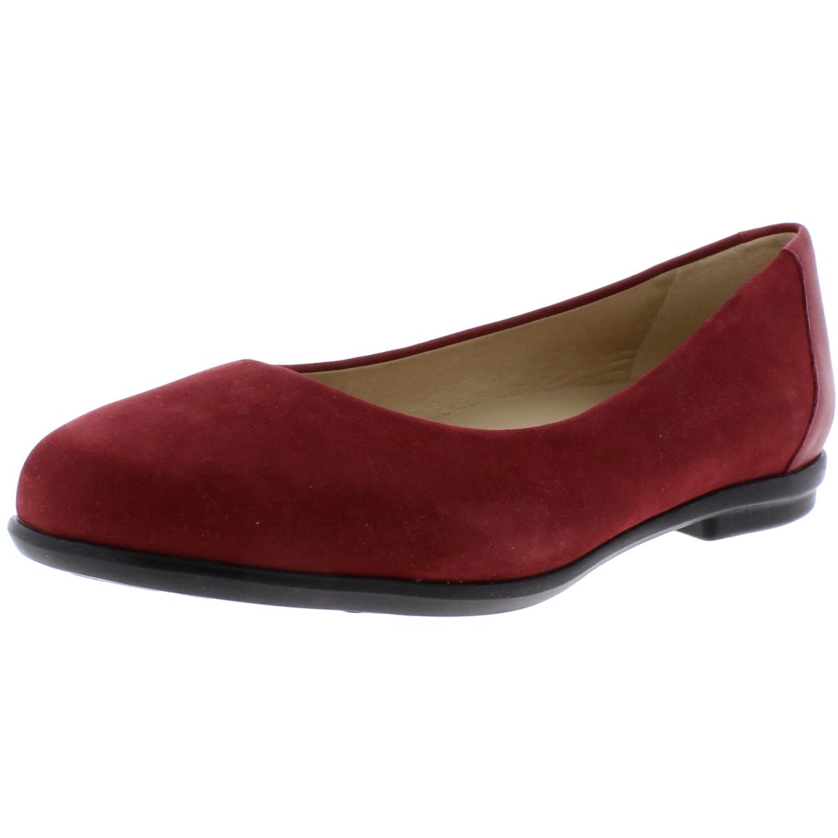 womens red flats size 8