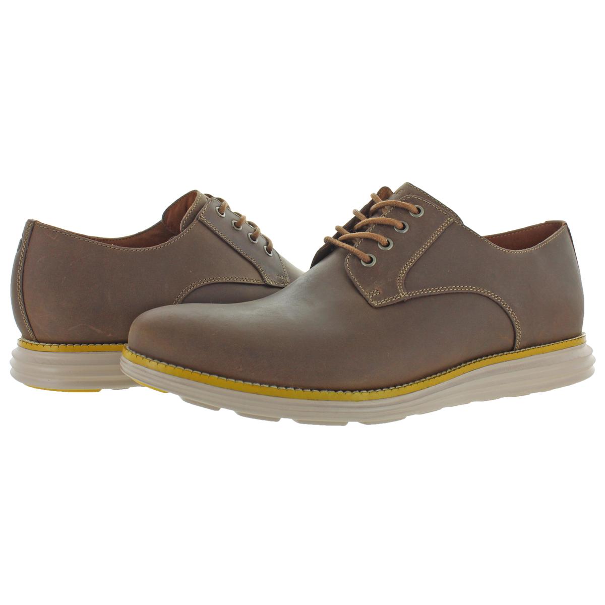 Cole Haan Mens OriginalGrand Brown Nubuck Oxfords Shoes 12 Medium (D ...