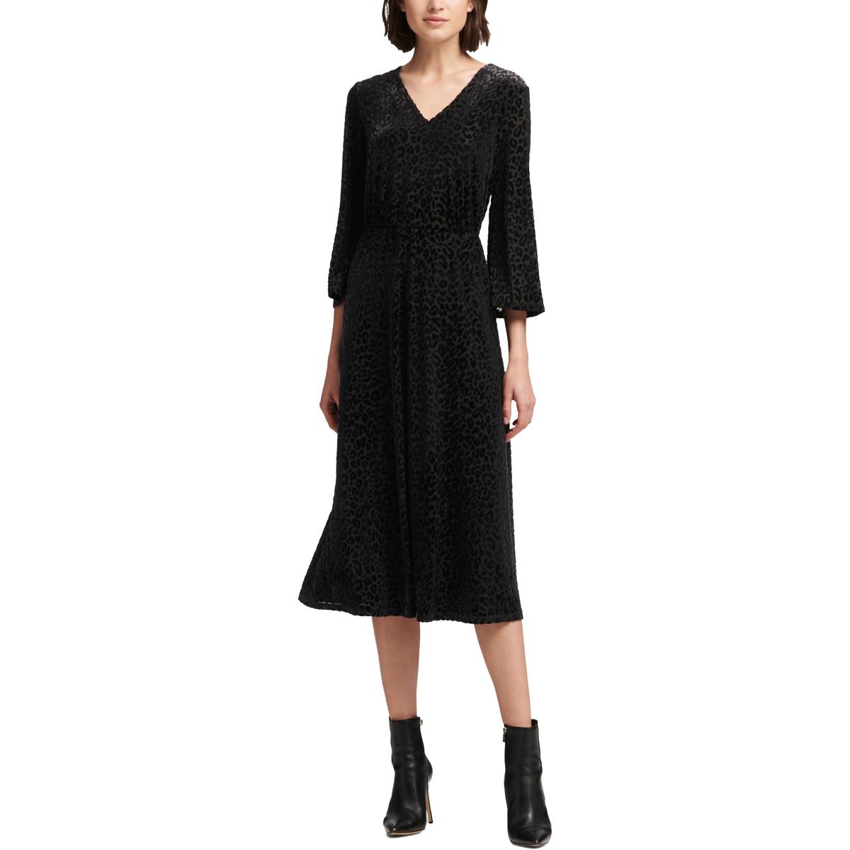 dkny bell sleeve dress