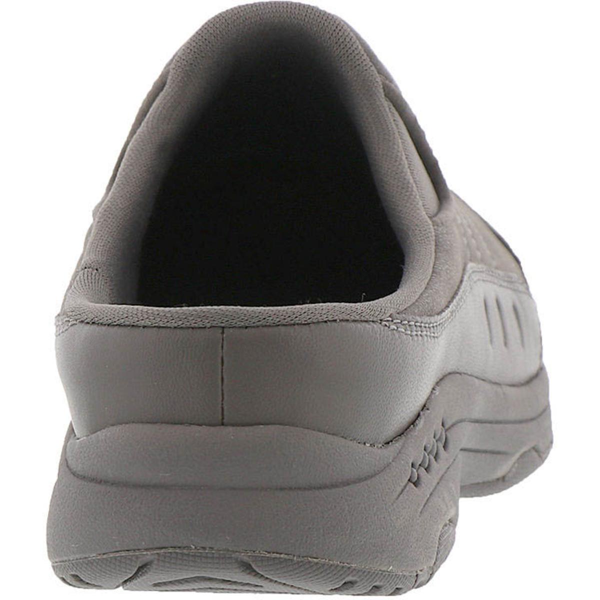 Easy Spirit Womens Travel Time Gray Mules Shoes 11 Narrow (AA,N) BHFO