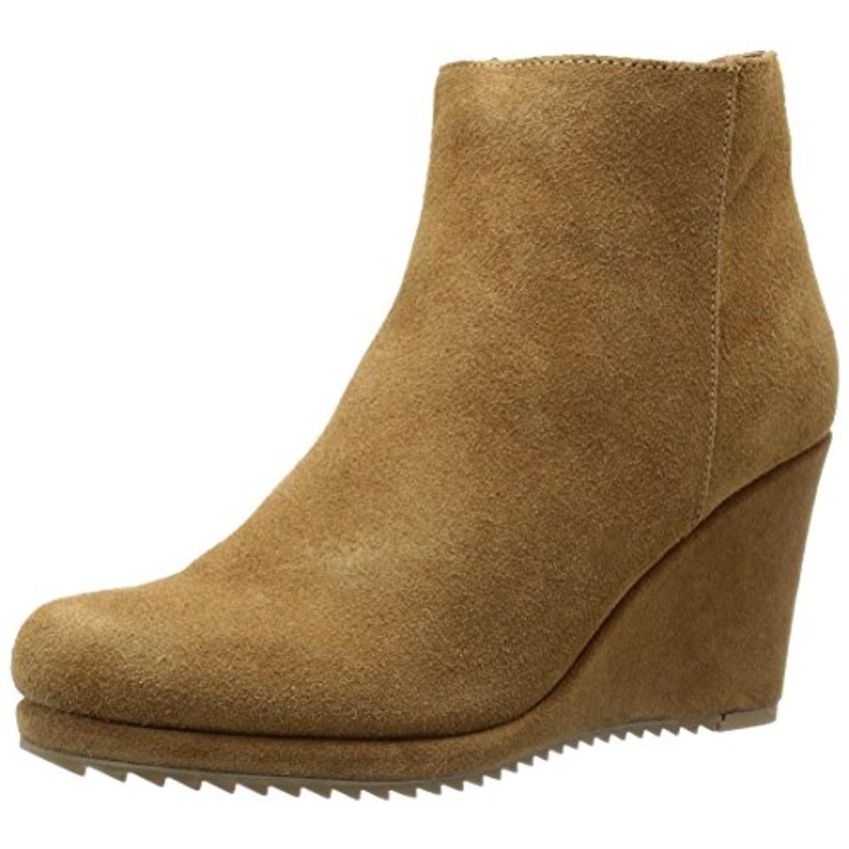 Dolce Vita 0597 Womens Piscal Suede Ankle Wedge Boots Shoes BHFO | eBay