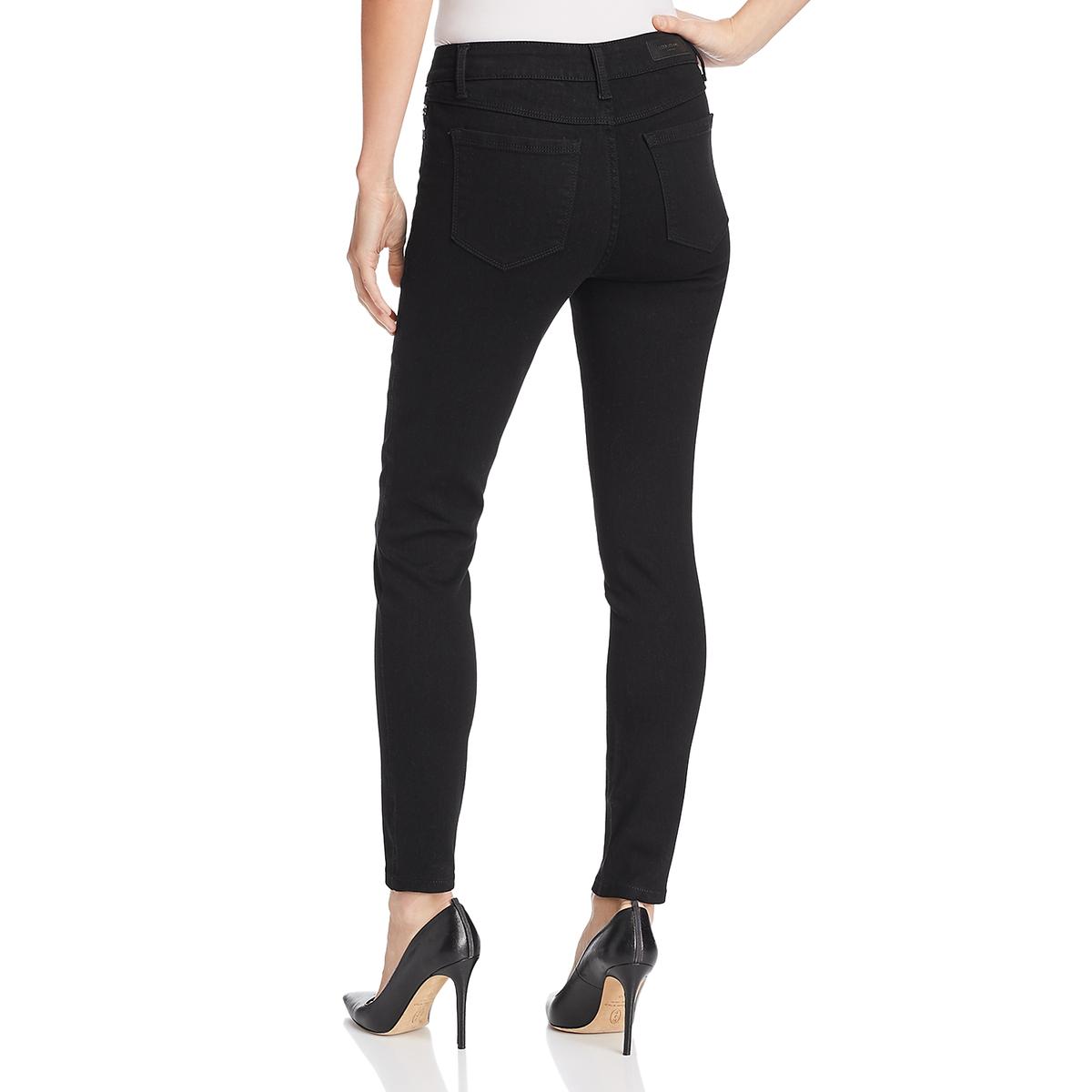 Kenneth Cole New York Womens Jess Black Moto Colored Skinny Jeans 31 ...