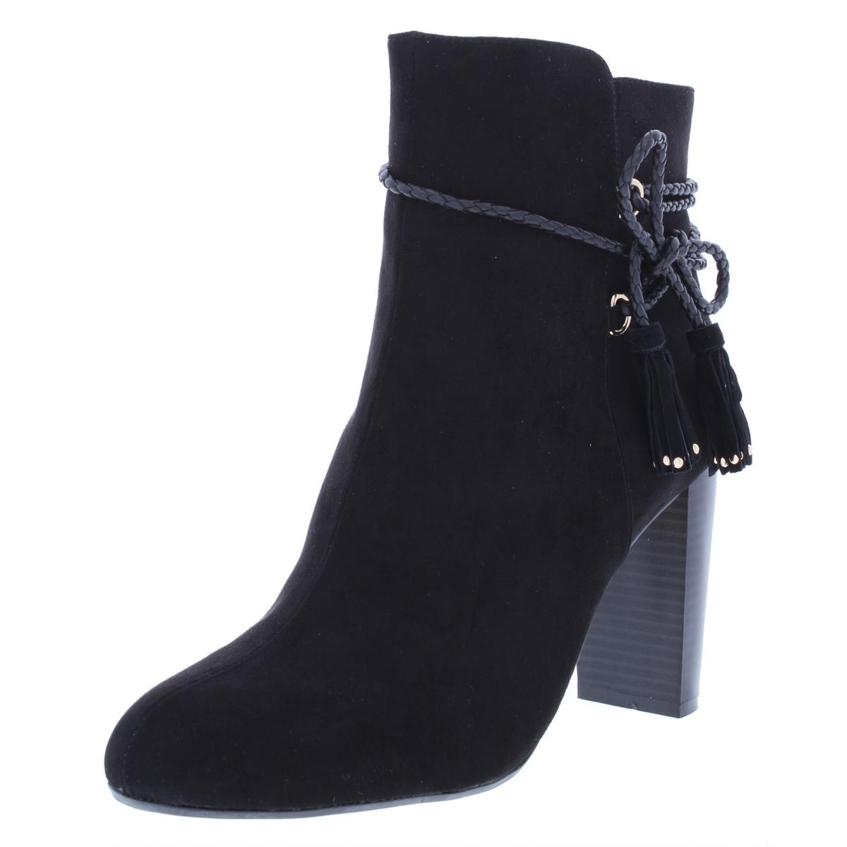 Thalia Sodi Womens Palomaa Black Ankle Boots Shoes 10 Medium (B,M) BHFO ...