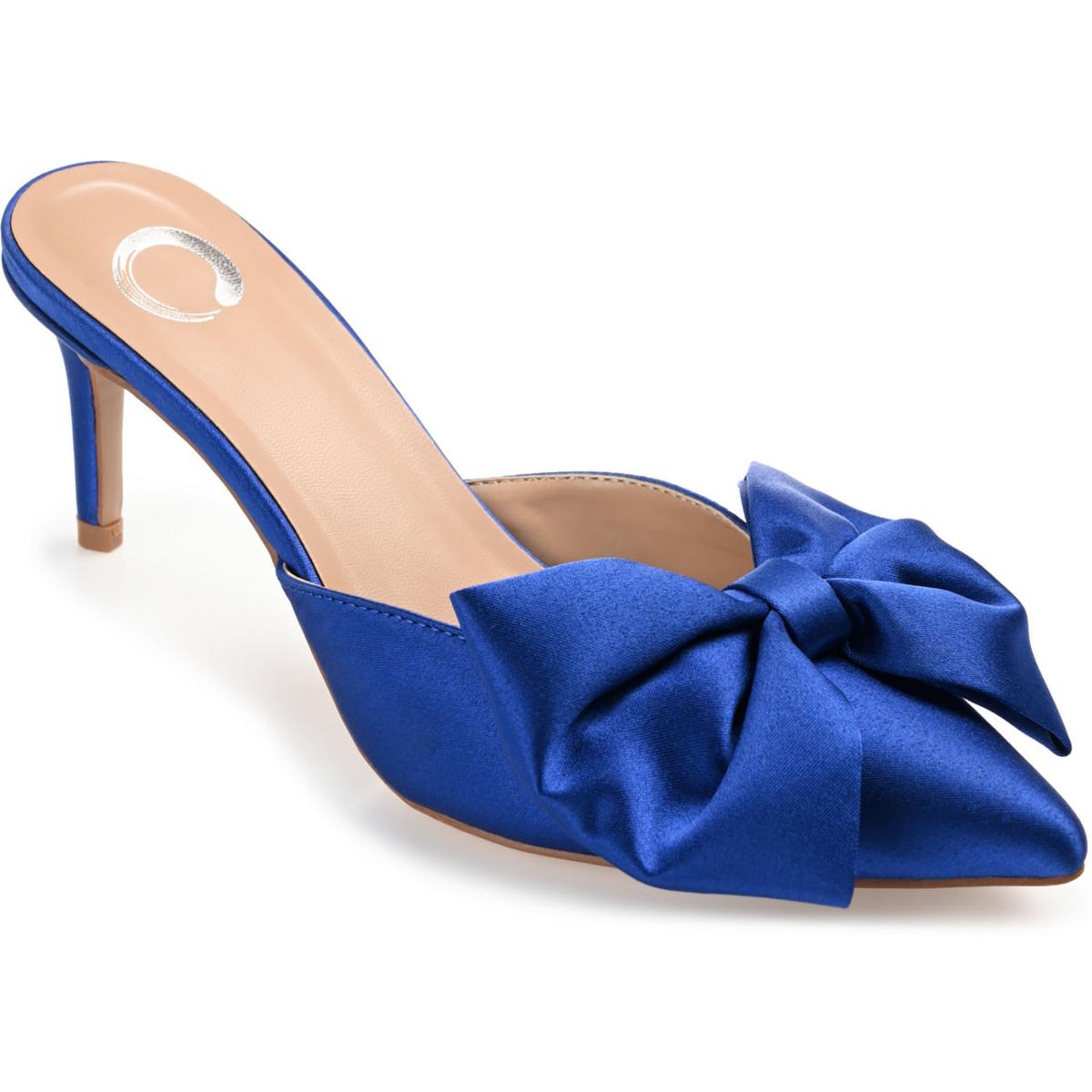 Journee Collection Womens Tiarra Bow Mules Shoes BHFO 2612 - Picture 7 of 15