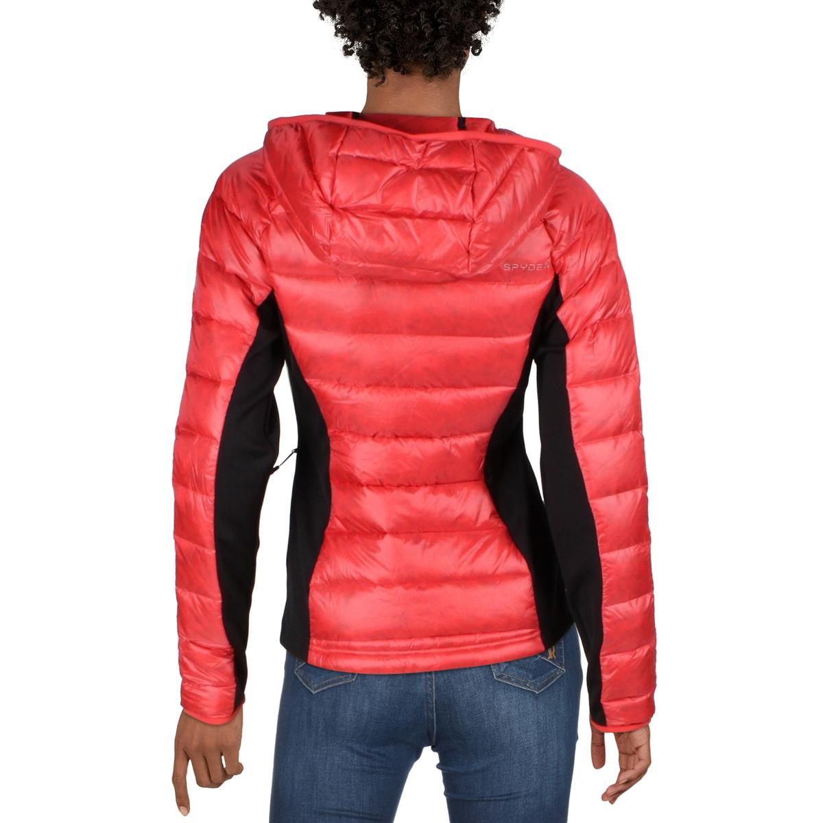 Spyder Womens Syrround Hybrid Quilted Down Puffer Jacket Outerwear BHFO 0160 | eBay